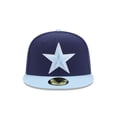 thumbnail image 2 of Men's New Era Navy/Light Blue Dallas Cowboys Color Pack Two-Tone 59FIFTY Fitted Hat, 2 of 5
