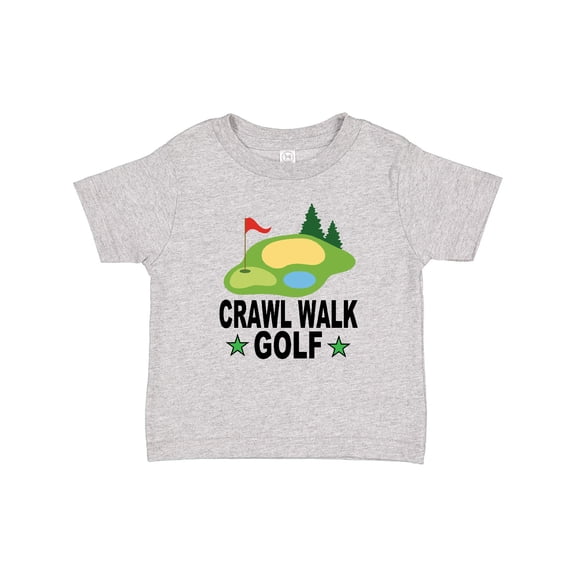 Inktastic Golfing Crawl Walk Golf Boys or Girls Baby T-Shirt