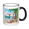 thumbnail image 4 of Taza de cerámica de Looney Tunes para hombres y mujeres, linda taza de café y agua para las vacaciones de Navidad, diseño único con asa para la oficina en casa, taza de café y té decorativa para, 4 of 5