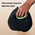 thumbnail image 3 of Pour Sony WH-CH720N WH-CH520 Étui Rigide en EVA pour Écouteurs Sans Fil Étui de Transport pour Écouteurs Bluetooth Pochette Sac de Rangement Housse A Noir, 3 of 6