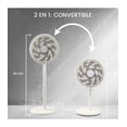 thumbnail image 3 of Ventilador 2 en 1 Tek  Pie y Escritorio 14 base 15 aspas 96 cm Blanco, 3 of 5