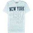 thumbnail image 1 of Aeropostale New York Graphic playera para hombre, color blanco, XS, 1 of 1