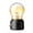 Black, variant on Retro LED Night Light Bulb - USB Rechargeable, Soft Warm Light, Bedside Desk