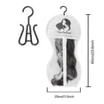 thumbnail image 3 of Bolsas para Guardar Pelucas con Colgador, Colgador para Pelucas, Bolsas para Guardar Pelucas, Bolsa con Forma de Reloj de (6 Unidades), Color, 3 of 5
