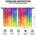 thumbnail image 2 of Blackout Kids Curtains,Rainbow Tie Dye Ink Pattern Childrens Insulated Curtains Set Of 2,Bedroom Essentials,Toddler Room Decor 42"x54", 2 of 5