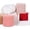 Red pink series, variant on 4 Rolls Silk Chiffon Ribbon, 1-1/2 Inch x 22yds, Sage Green Ribbons Set, Handmade Fringe Ribbon for Gift Wrapping Bridal Bouquets Wedding Invitations Decoration Crafts green -