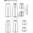 thumbnail image 2 of Creative Patterns New Look 6289 Misses' Pull On Pants or Shorts and Tie Belt, A (8-10-12-14-16-18), 2 of 2