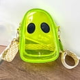 thumbnail image 2 of ibiyuan Halloween Pumpkin Clear Crossbody Purse, Transparent Novelty Ghost Purse Cute Spooky Season Shoulder Bag for Women, 2 of 8