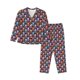 thumbnail image 1 of Balery Octopus in love Conjunto de Pijama con Estampado para Mujer, Conjunto de Dos Piezas con Manga Larga, Ropa de Dormir Suave con Bolsillos, Pijamas Cómodos-Small, 1 of 7