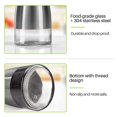 thumbnail image 2 of 2Pcs Oil Dispenser Set, Stainless Steel Elegant Glass, 2 of 6