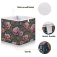 thumbnail image 4 of Storage Basket Foldable Open Organizers for Clothes Toys Books11.02x11.02x11.02in Shiny Roses, 4 of 8