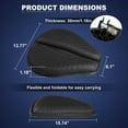 thumbnail image 6 of Foldable Motorcycle Gel Seat Cushion, Large 3D Honeycomb Structure Shock Absorption & Breathable Motorcycle Gel Seat Pad for Long Rides, 6 of 7