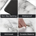thumbnail image 3 of Omezin Marble Kitchen Mat, 17 x 47 in, Easy To Clean 2 Count, 3 of 6