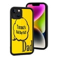 thumbnail image 2 of iPhone 15 Case - Lightweight Yellow Background with Black Outline & Fun Speech Bubble Design - Yellowing Resistant Stylish & Durable Protection, 2 of 6