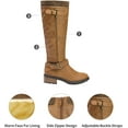 thumbnail image 2 of Women's Side Zipper Knee High Riding Boots, 2 of 2