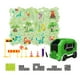 thumbnail image 3 of Juego de coches de pista de rompecabezas educativo con vehículos para niños pequeños, juguetes de vía de tren, habilidades s, carro eléctrico de Tema de dinosaurio de 12 piezas. CUTICAT Pistas de rompecabezas, 3 of 8