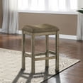 thumbnail image 5 of Furniture of America Gorse Wood Saddle Counter Stool in Chestnut (Set of 2), 5 of 6