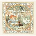 thumbnail image 3 of Walter Crane 15x15 Black Modern Framed Museum Art Print Titled - Baby's Own Aesop Frontispiece (1908), 3 of 5