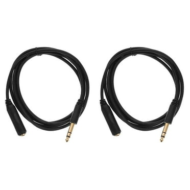 Audio Line 2 /4 1/4 Cord for Home Stereo Extension Speaker Cable Earphone Electric Guitar Wire Ofc Pvc