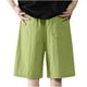 thumbnail image 3 of pstuiky Pantalones cortos de entrenamiento para hombre, Pantalones casuales lisos para hombre, pantalones cortos deportivos de gimnasio con cintura con cordón y bolsillo, 3 of 5