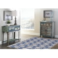 thumbnail image 3 of Linon Home Décor Washable Seabourne Area Rug or Runner Collection, Ivory and Blue, 5' x 7', 3 of 13