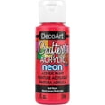 thumbnail image 2 of DecoArt Crafter's Acrylic All-Purpose Specialty Paint 2oz-Red Neon, 2 of 2