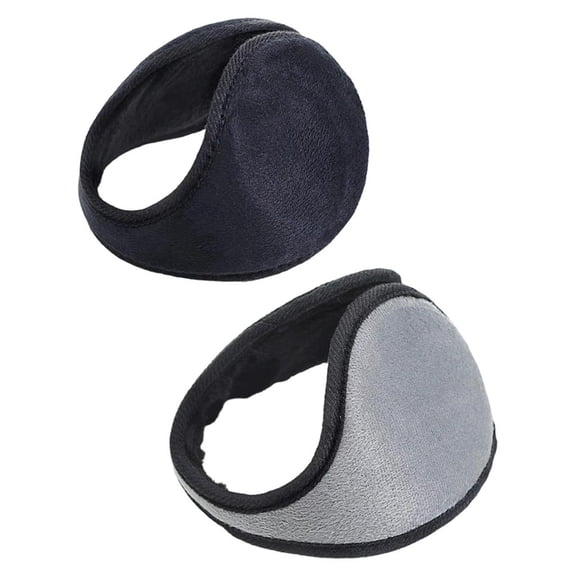 Giaone Pack of 2 Warm Plush Earmuffs Adjustable Ear Cover for Women and Men