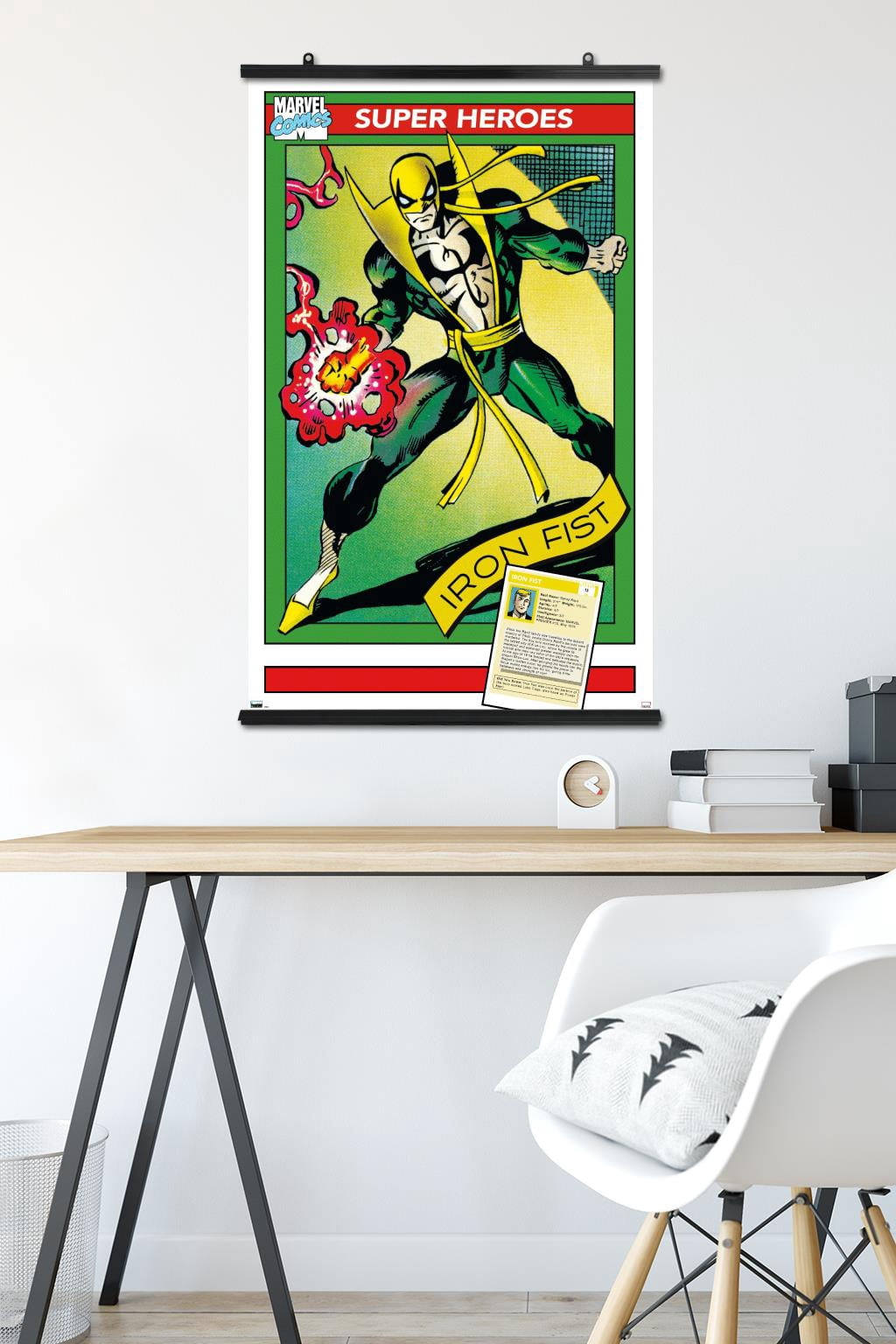 Marvel Trading Cards - Iron Fist Wall Poster, 22.375" x 34"