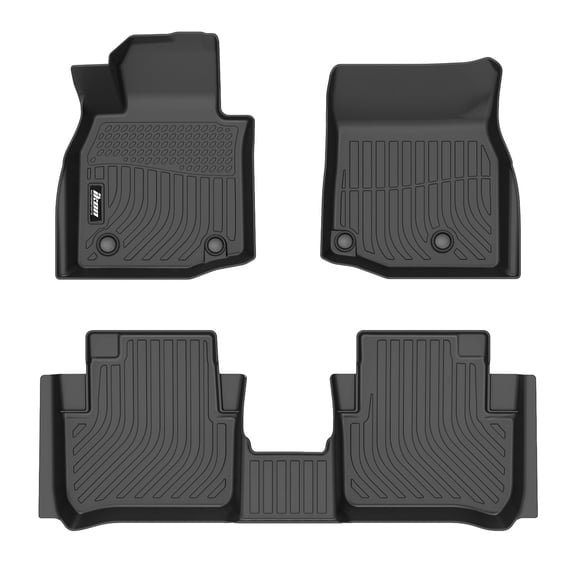 Ikon Motorsports 3PCS 3D TPE All Weather Waterproof Anti-Slip Interior Floor Mats Cargo Liner Carpets For 2025 Mazda CX-50 Hybrid VC67-V0-350