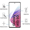thumbnail image 2 of fafa-3 Pack Conçu pour Samsung Galaxy A53 5G Protecteur d'Écran en Verre Trempé, Compatible avec Étui Anti-Rayures, Sans Bulles, Ultra Résistant, 2 of 4