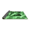 thumbnail image 2 of Ahgly Company Indoor Rectangle Abstract Emerald Green Modern Area Rugs, 6' x 9', 2 of 4