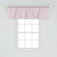 thumbnail image 2 of Ambesonne Valentine Valance Pack of 2, Love Inspired Hearts, 54"X18", Lavender Purple, 2 of 3