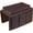 Brown, variant on OOTSR Sofa Armrest Organizer with Cup Holder, Couch TV Remote Storage Organizer with Pockets for Recliner Armchair Snacks Glasses Smartphone Magazines iPad