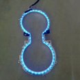 thumbnail image 5 of Luces LED para Portavasos Central de Coche, LáMpara Decorativa Interior, Luz Ambiental de , Azul Hielo para 2018-2022, 5 of 5