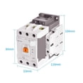 thumbnail image 2 of AC Magnetic Contactor MC-50a ELECTRIC AC 110 220 24V 380 ,Replace Most, 2 of 5