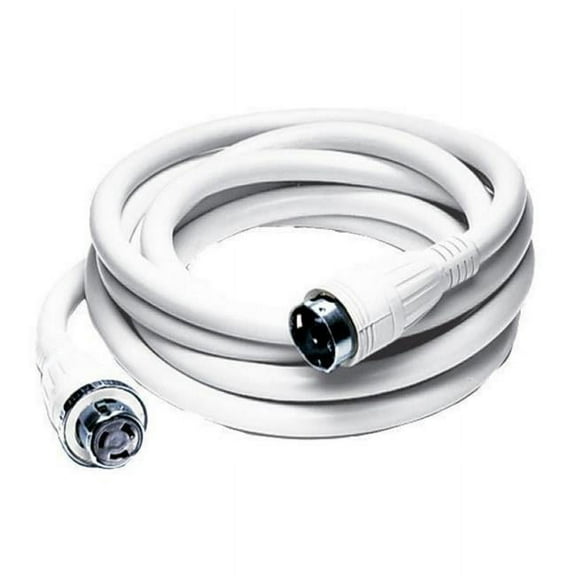 Hubbell Wiring HBL61CM42W Hubbell Hbl61cm42w 50a 250v 25 Foot White Shore Cord