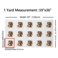 thumbnail image 3 of Manfei Oil Painting Horse Fabric by the Yard (3 Yards), Brown Animal Decorative Fabric by the Yard, Rustic Farmhouse Sewing & Crafting Fabric, 3 of 6
