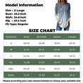 thumbnail image 3 of Fall Clothes for Women Plus Size Women's Loose Round Neck Leaf Print Long Sleeve T-Shirt Top Pullover, 3 of 4
