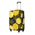 thumbnail image 2 of Bixox Washable Geometric Pattern with Bee Printed Luggage Cover, Fashion Suitcase Protector Fits for Medium luggage, 2 of 8