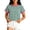 H136 Green, variant on Toddler Girls T Shirts Crew Neck Short Sleeve Striped Print Comfortable Tee Green Size 6-7 Years