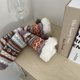 thumbnail image 3 of Thick to no friend" winter home bi-prepared thick warm floor socks female coral plush home sleep socks (Christmas Red), 3 of 5