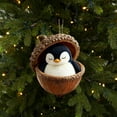 thumbnail image 1 of Christmas Ornaments Set 9 Piece Forest Animal Resin Hanging Decorations for Tree Wreath or Garland with String, 1 of 3