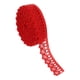 thumbnail image 1 of Cinta de encaje, cintas de flores para decoración de paquetes de regalo de manualidades, bodas, color rojo, 1 of 7