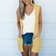 thumbnail image 2 of Ropa de otoño para mujer,Blusa sin mangas para mujer, top informal estampado con bolsillos, mezcla de algodón y poliéster, para uso diario, sopatenor, 2 of 8