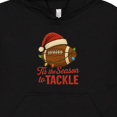 thumbnail image 3 of Inktastic Tis the Season to Tackle Football Christmas Youth Hoodie Sweatshirt, 3 of 4