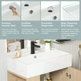 thumbnail image 5 of Euroco 21.6" Wood Bathroom vanity, Combo Cabinet, Bathroom Storage Cabinet, Single Ceramic Sink, Left side storage, 5 of 9