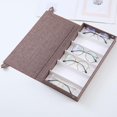 thumbnail image 1 of Estuche ligero para anteojos, caja de almacenamiento, 6 ranuras, , contenedor, organizador de exhibición para gafas de sol, , Café Baoblaze organizador de gafas de sol, 1 of 8