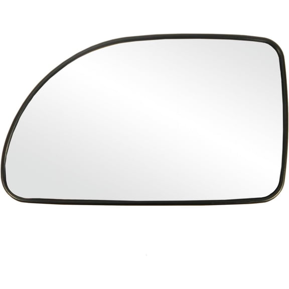 88231 - Fit System Driver Side Non-heated Mirror Glass w/ backing plate, Chevrolet Equinox 05-09, Torrent 06-09, Saturn Vue 02-07, Vue Hybrid 07, 5" x 8 1/ 4" x 9 1/ 16"