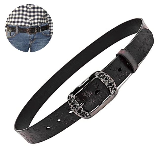 1 cinturón elástico ancho para mujer, con hebilla de gancho, color negro, para cintura de 20 a 24 pulgadas