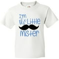 thumbnail image 3 of Inktastic I'm the Little Mister with Mustache Youth T-Shirt, 3 of 5